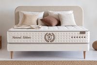 NATUR luxury pocket spring mattress by Karibian Descanso, combining natural cotton, wool and latex for premium sleeping comfort NATUR luxury pocket spring mattress by Karibian Descanso, combining natural cotton, wool and latex for premium sleeping comfort